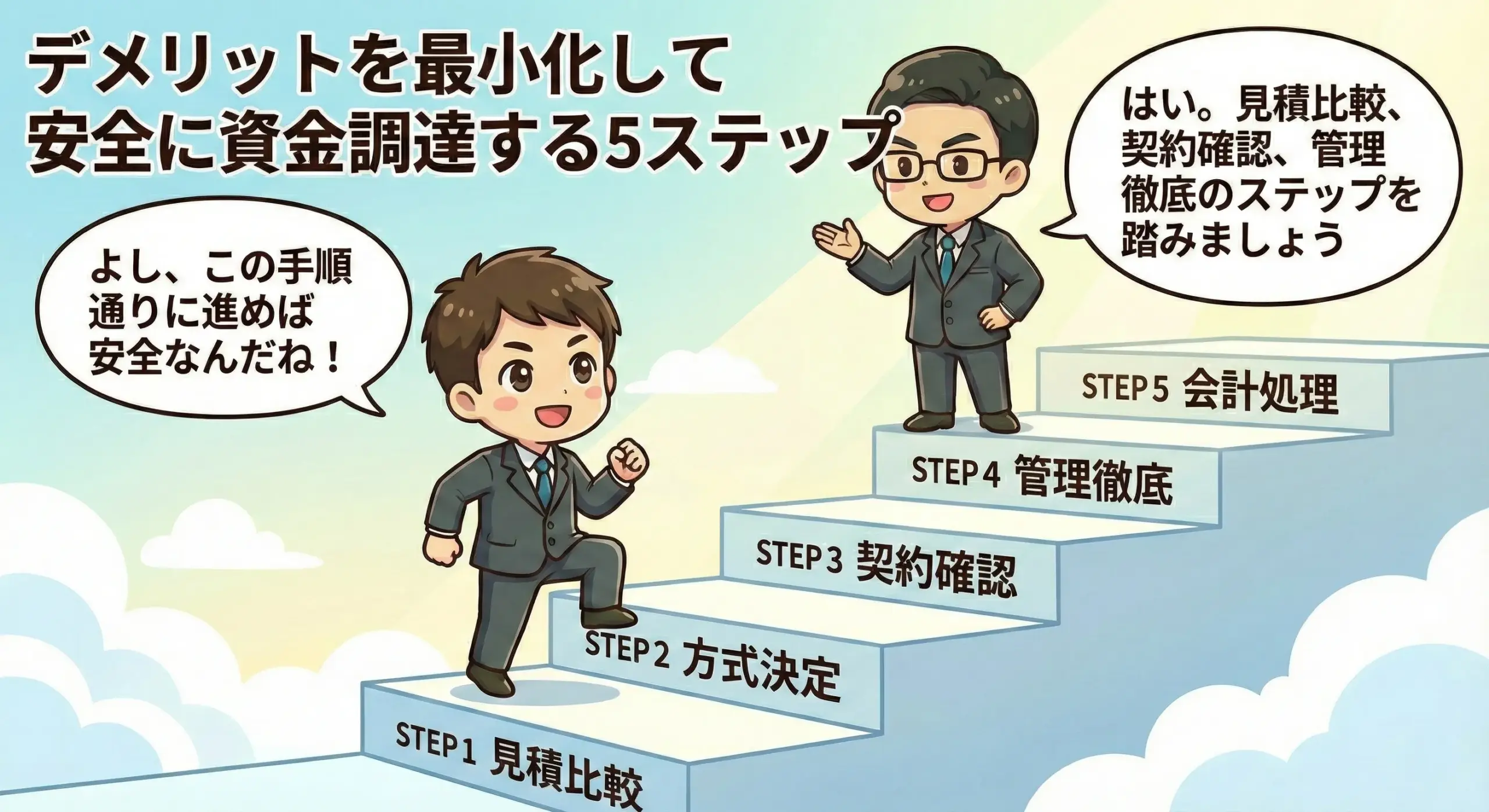 受取額と総コストの比較から契約確認までファクタリングの安全手順を整理する経営者